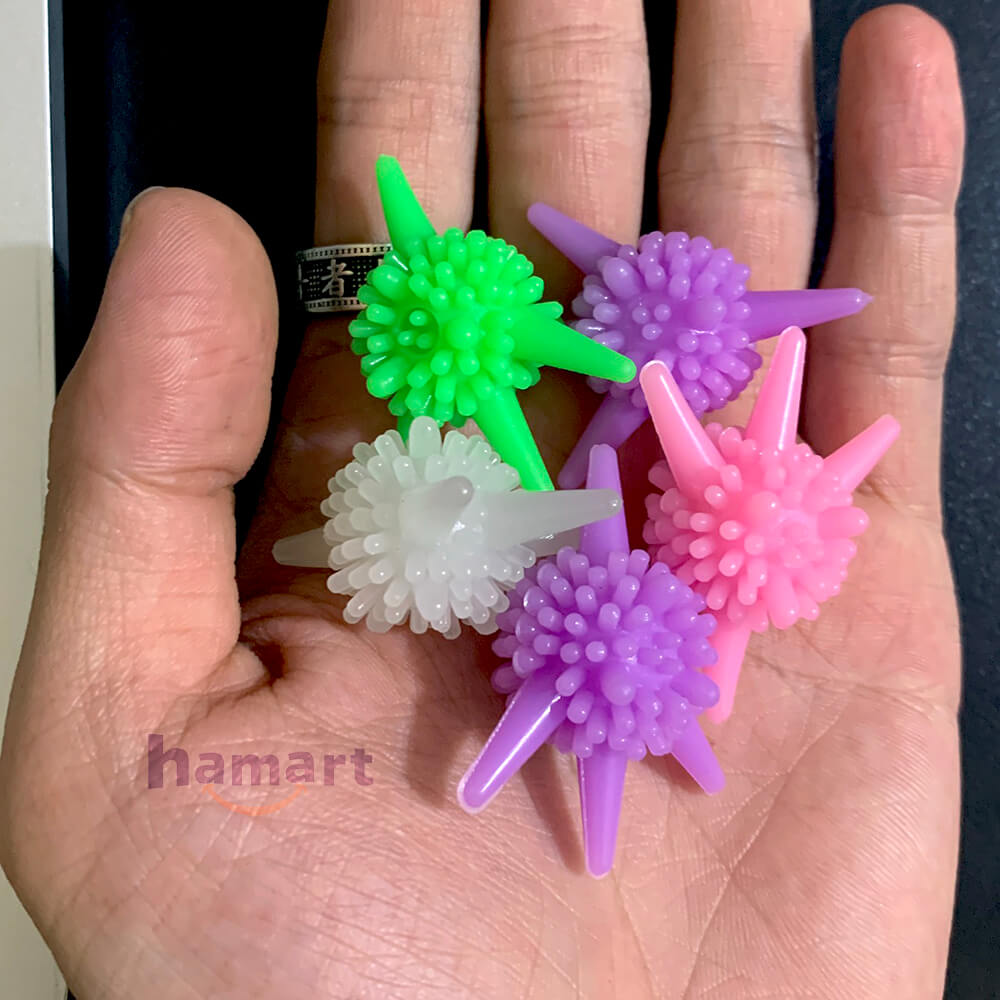 10Pcs Magic Laundry Ball For Household Cleaning Washing Machine Clothes Softener Starfish Shape PVC Reusable Solid Cleaning Bal