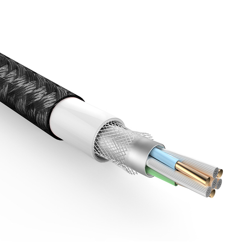 Cáp Pisen USB Type-C 3-5A 1-1,5m bọc vải dù