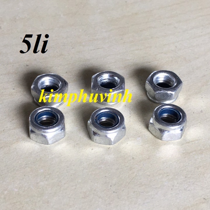 50 Tán Keo M5 - Đai ốc keo 5li