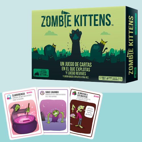 Mèo Nổ Zombie Việt Hóa - Boardgame Exploding Kittens tiếng việt (bản cơ bản)
