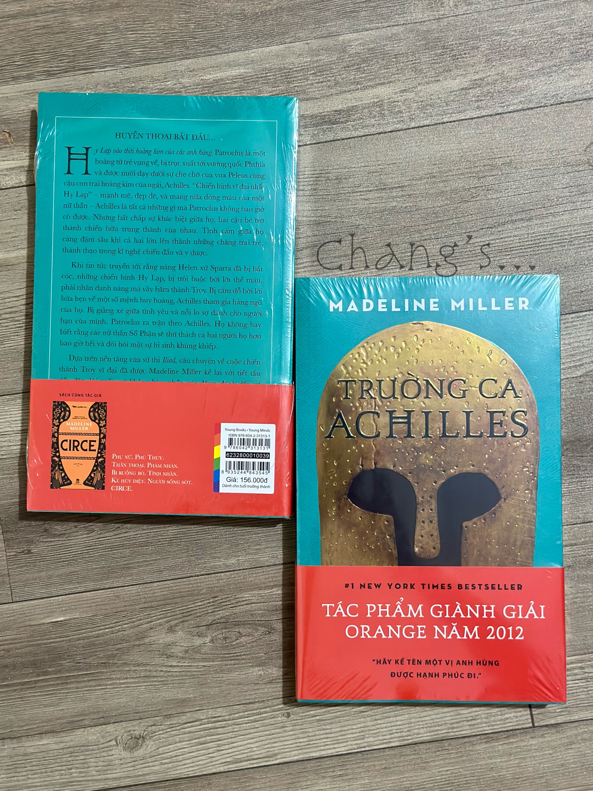 Trường Ca Achilles + Circe - Chang Book