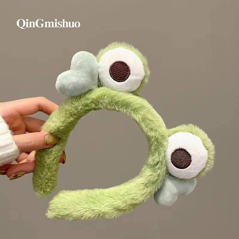Bờm cài tóc hàn quốc, bờm cài tóc ếch xanh trái tim