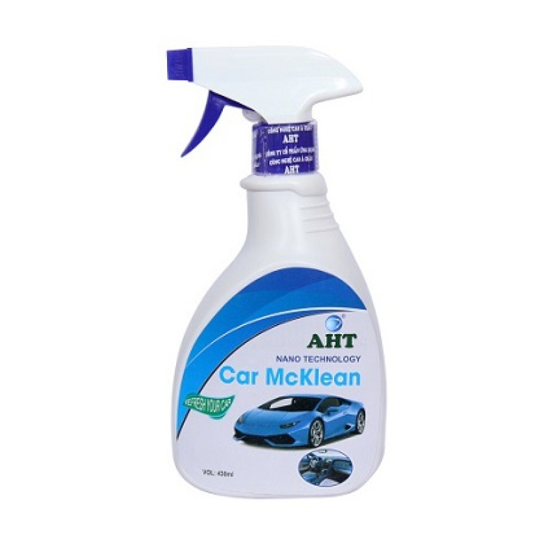 Chai xịt Nano bạc vệ sinh ô tô Car McKlean 430ml