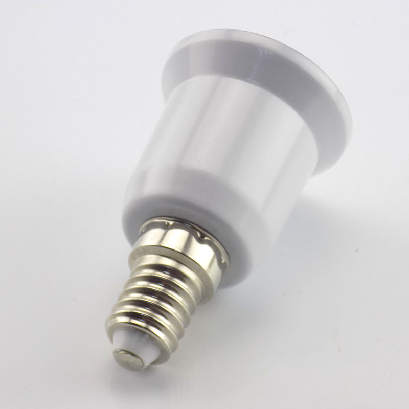 QKKQLA E14 To E27 Lamp Holder Converter 220V Fireproof Socket Base Converters Light Bulb Adapter Lighting Accessories