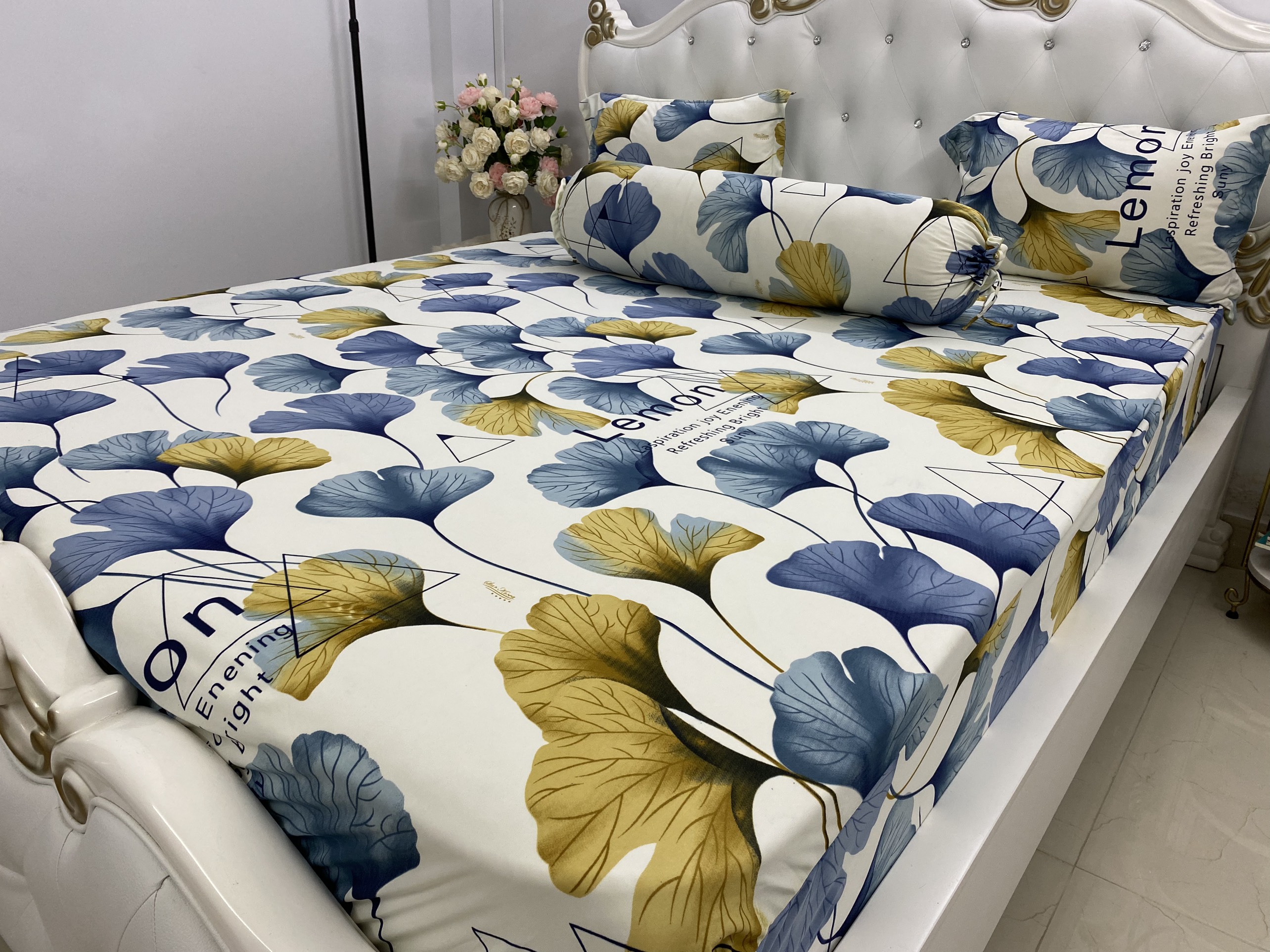 Bộ Drap Thun Hàn Quốc mát lạnh { 4 món } khách nhớ chọn size"