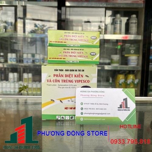 COMBO 10 hộp phấn diệt kiến gián (10 hộp x 2 viên)