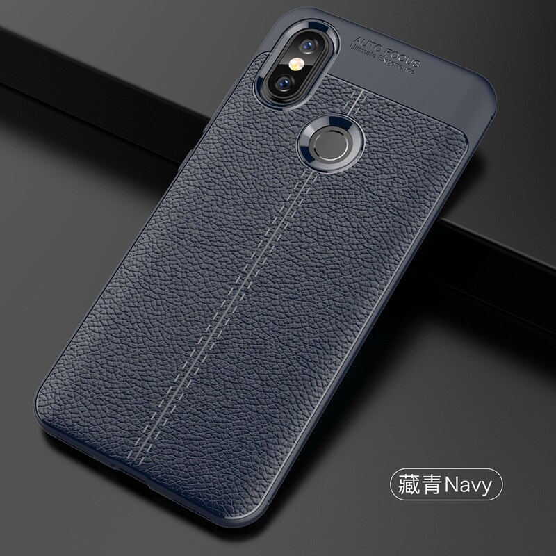 Ốp lưng xiaomi mi 6x, mi a2 silicon giả da auto focus