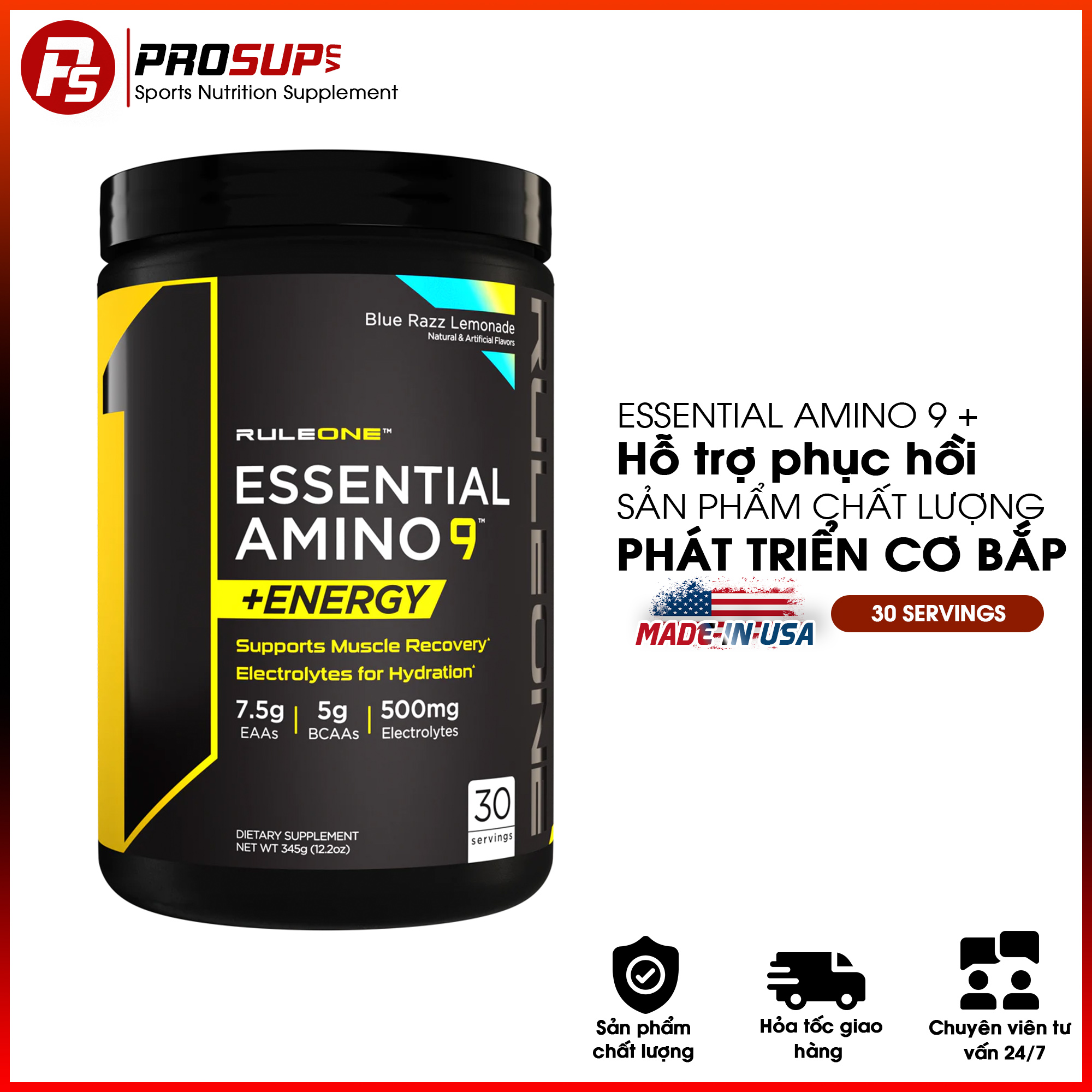EAA R1 - Rule 1 Essential Amino 9 EAA+Energy, 30 Servings (345g)