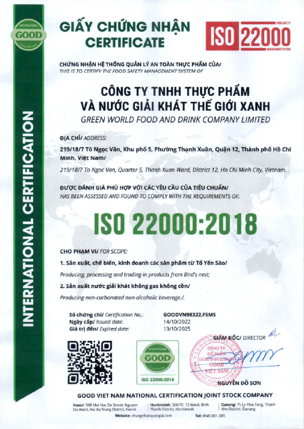 Combo 10 Hũ Yến Chưng Đông Trùng Hạ Thảo (Hũ/70ml)