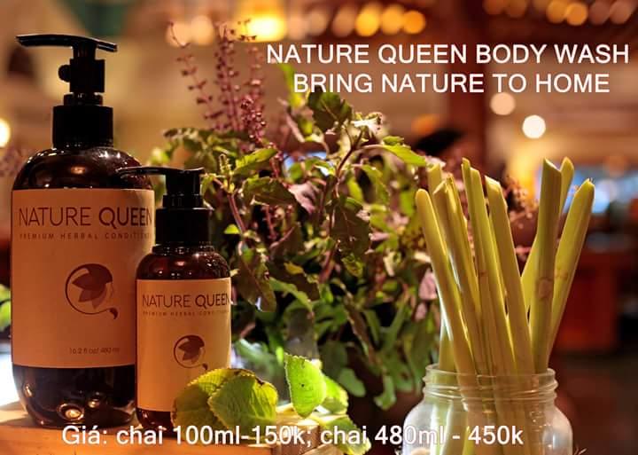 Sữa tắm thảo dược Nature queen 480ml