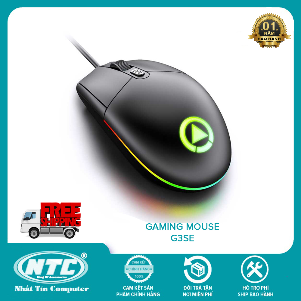Chuột game Gaming mouse G3SE led RGB cực đẹp (Đen)