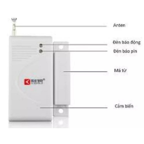 [HCM]Cảm Biến Từ Báo Mở Cửa 433Mhz