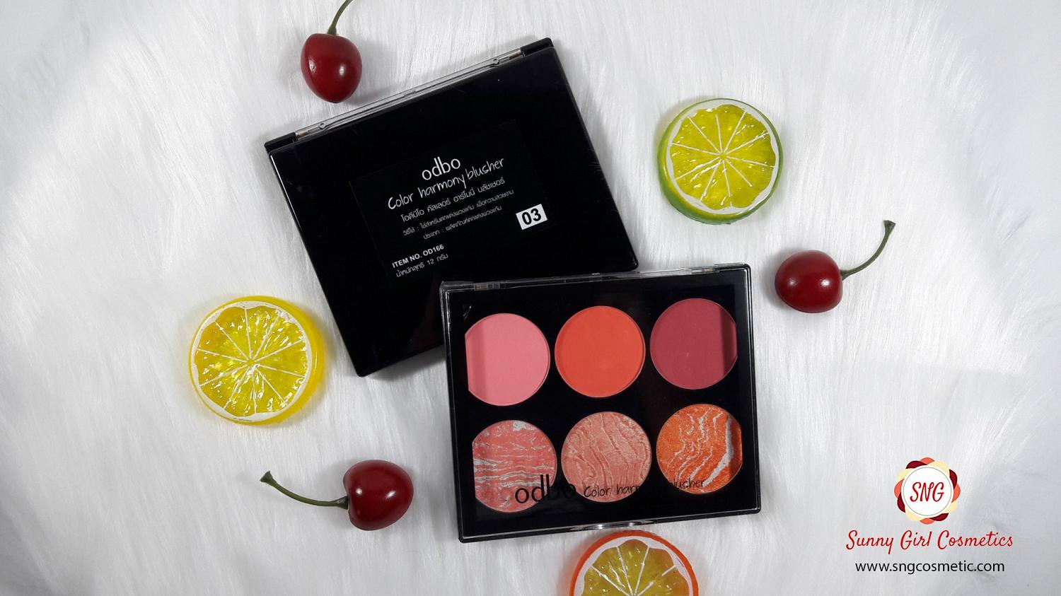Bảng phấn má Odbo Color Harmony Blusher