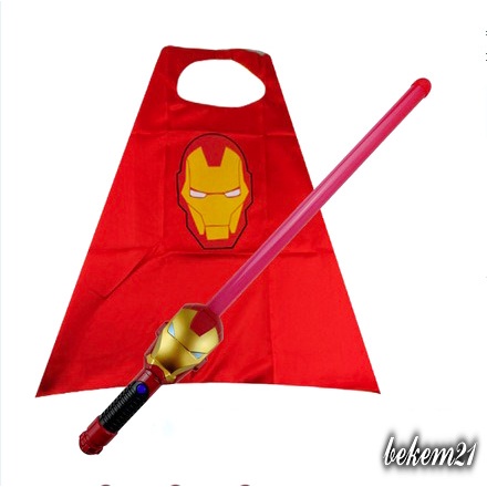 Găng tay chưởng của đội người sắt và bộ quần áo ironman Siêu Anh Hùng Avengers Marvel Cho bé spiderman