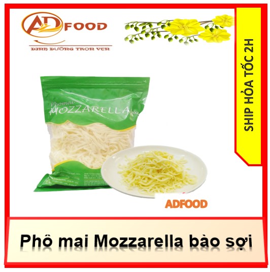 500g phô mai Mozzarella bào sợi