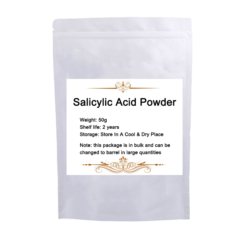 Cosmetic Raw Materials 100% Pure Natural Salicylic Acid powder for Exfoliate and Prevent Acne