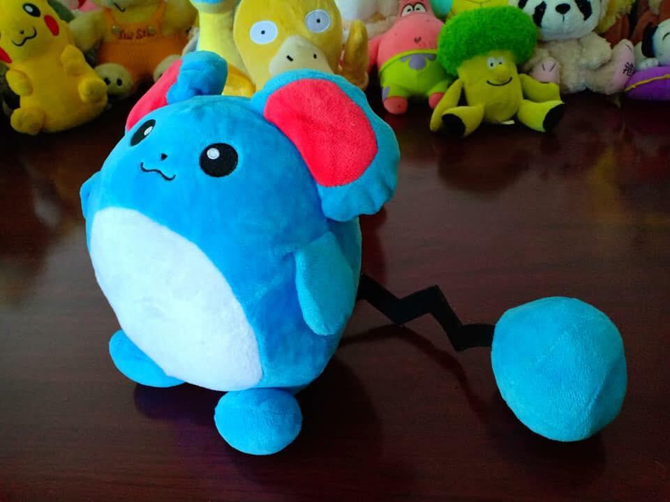 [HCM]Thú bông Pokemon - Chuột Marill dễ thương béo ú