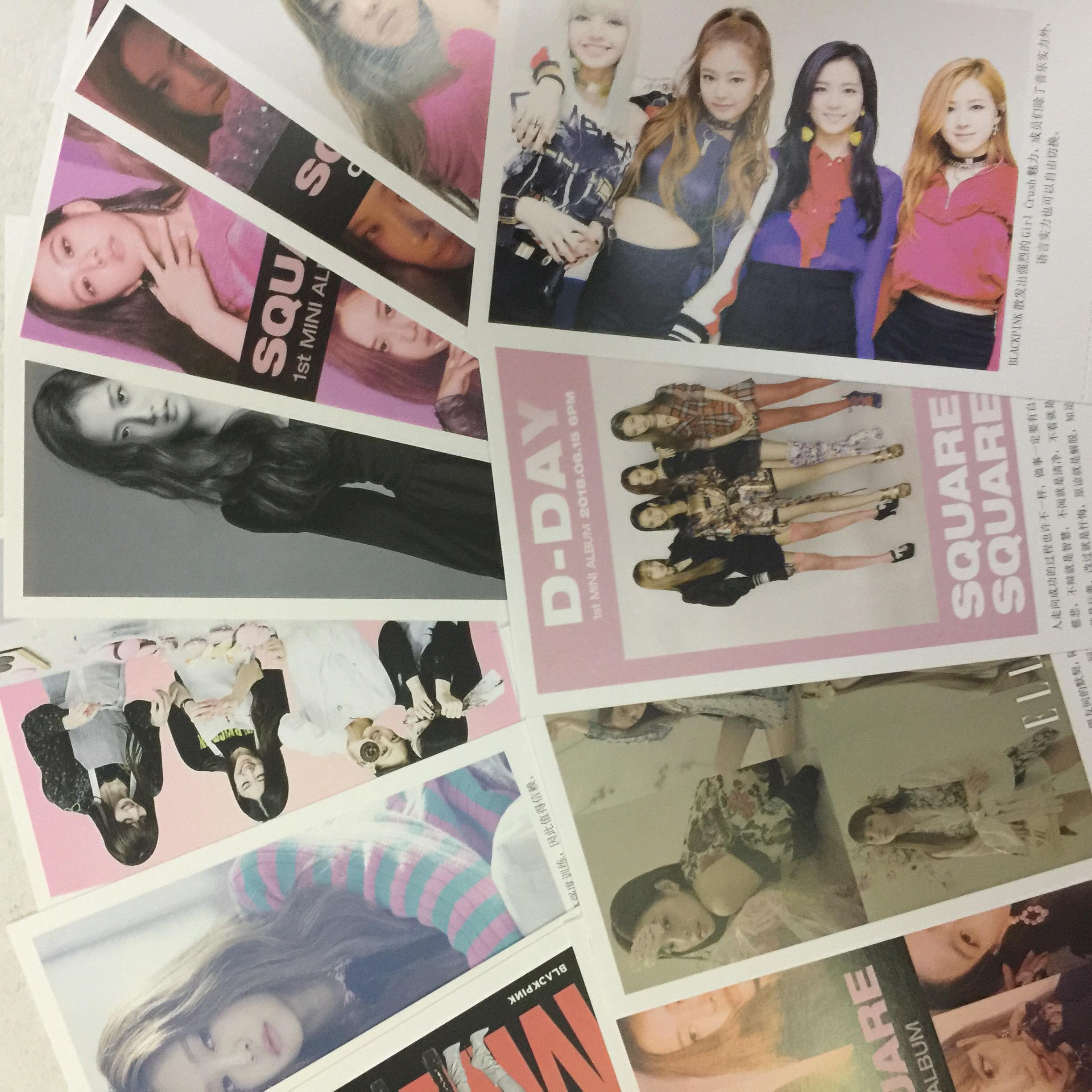 Postcard Blackpink Squre Up new 2018