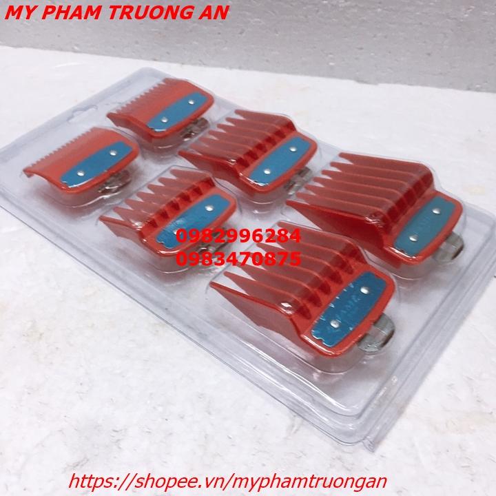 Bộ cữ tông đơ gá thép 2  màu đỏ đen