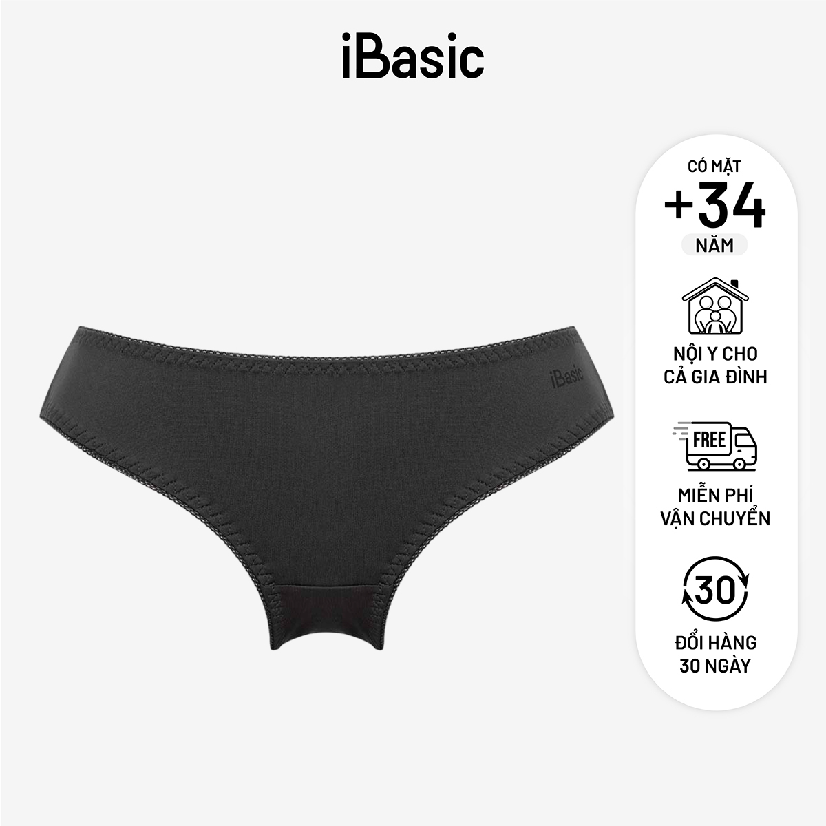 Quần lót nữ iBasic thun bikini PANW130
