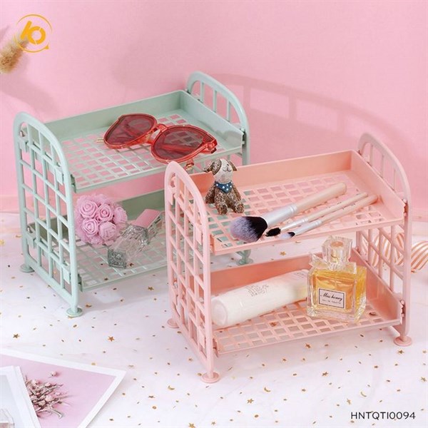 KỆ NHỰA MINI 2 TẦNG ĐỰNG ĐỒ DÙNG GIA ĐÌNH, VĂN PHÒNG CỰC TIỆN LỢI - KỆ NHÀ TẮM, NHÀ VỆ SINH XẾP GỌN CHỨA ĐỒ CỰC NHIỀU, TIẾT KIỆM KHÔNG GIAN TỐI ĐA
