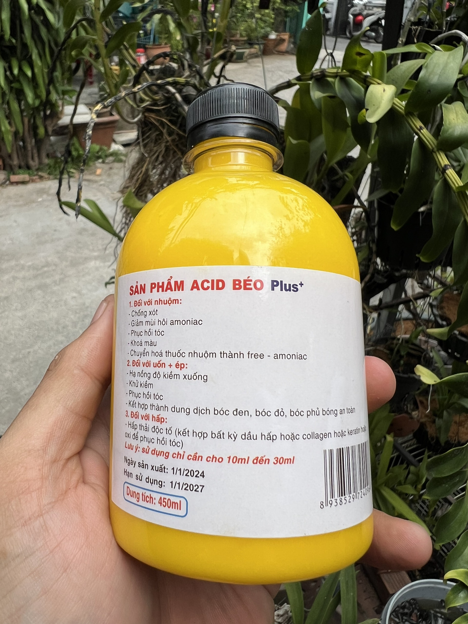 Axit Béo Plus Đặc 450ml