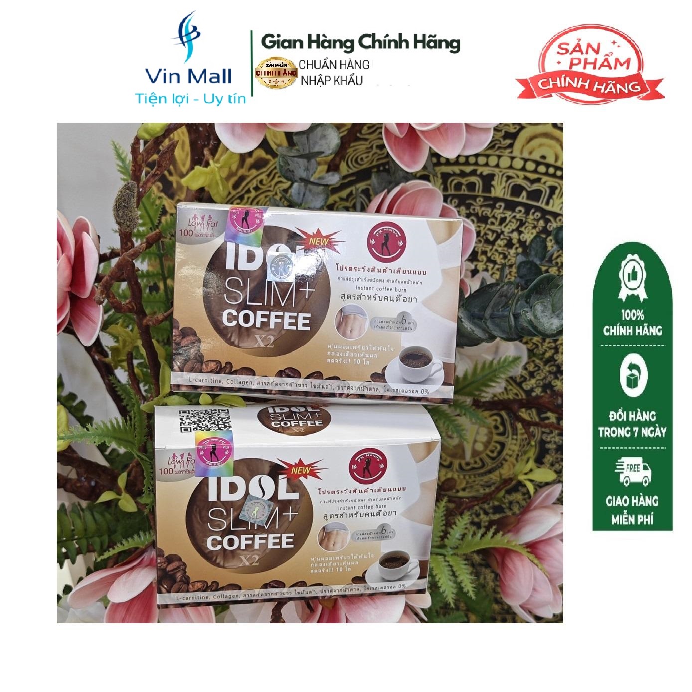Bộ 2 hộp cà phê 3in1 idol coffee thái lan nhập khẩu chính ngạch - mẫu mới
