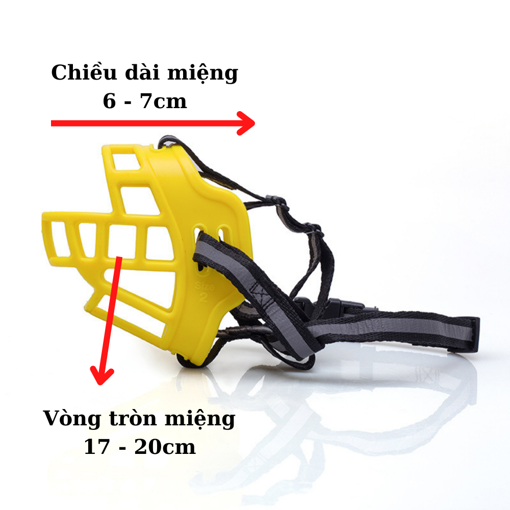 Khớp mõm chó , rọ mõm (chất liệu nhựa dẻo dể chịu)