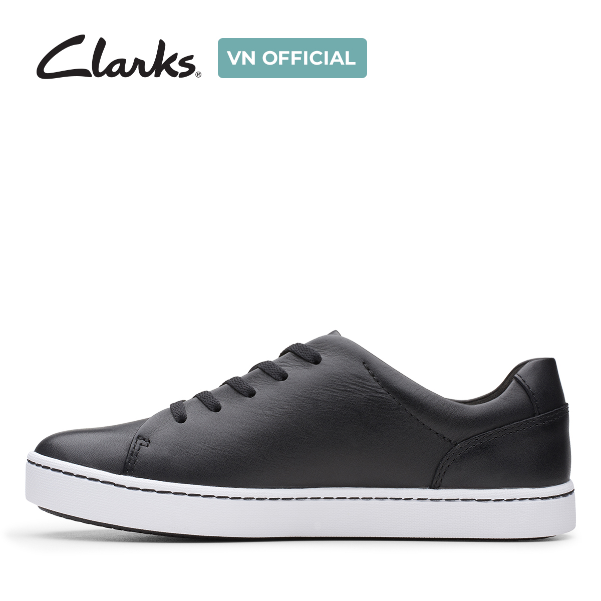 Giày Sneaker Da Nữ Clarks - Pawley Springs