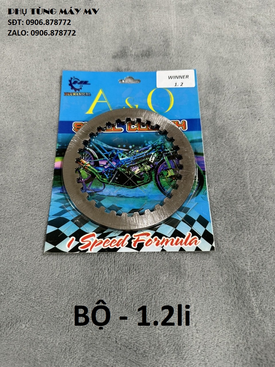 Lá sắt nồi size 1.2li/1.4li cho xe winner sonic. thương hiệu ckhl