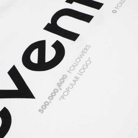 [DF]LEVENTS® Áo thun POPULAR LOGO TEE WHITE/ BLACK