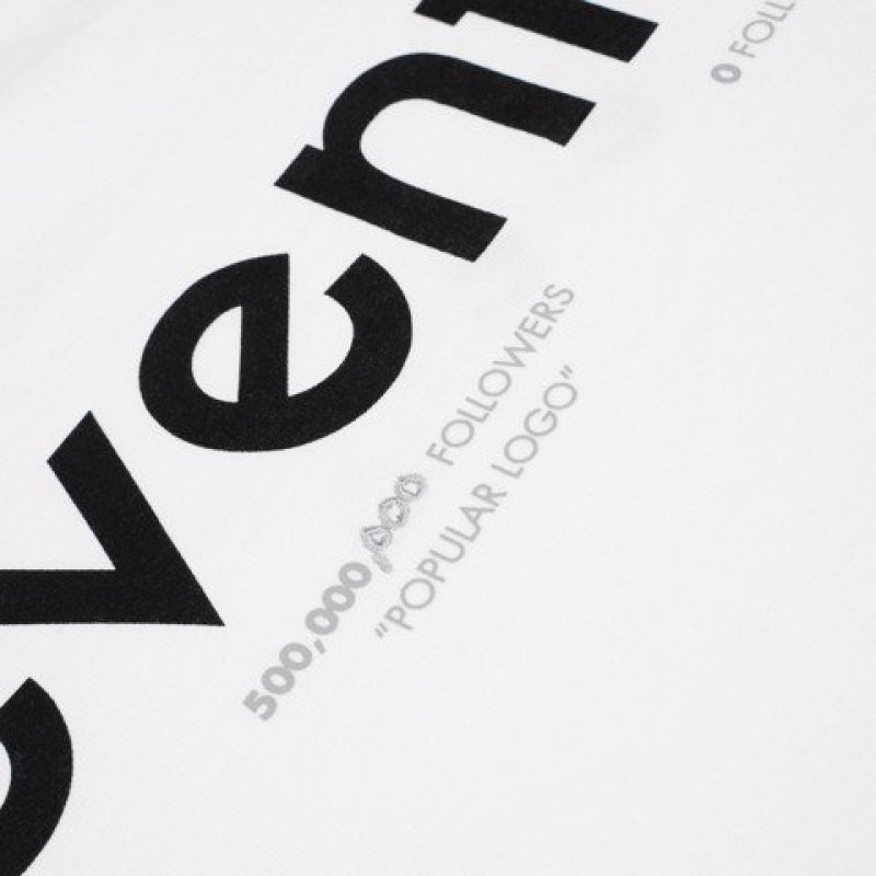 [DF]LEVENTS® Áo thun POPULAR LOGO TEE WHITE/ BLACK