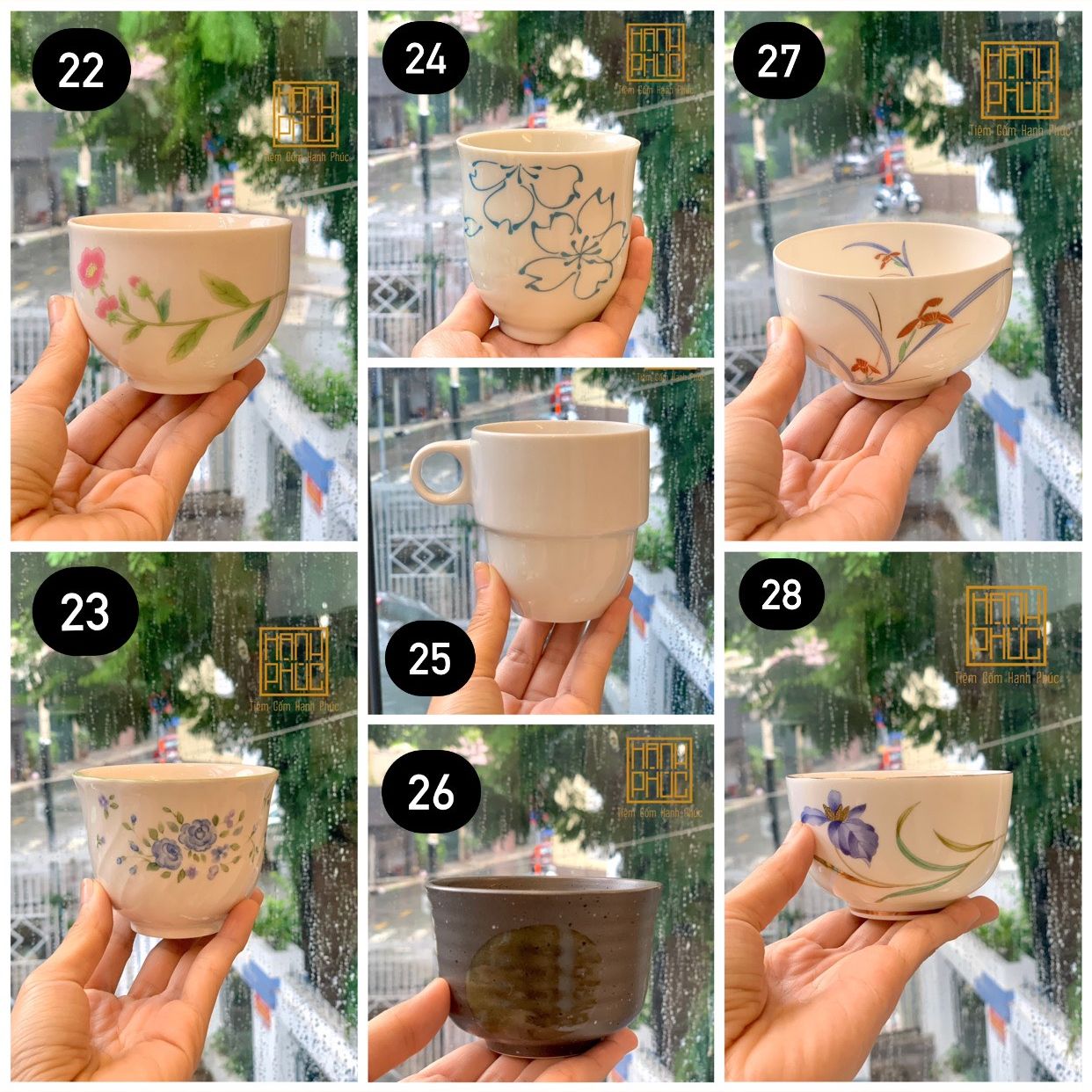 Japanese ceramic cup (20.000đ each)