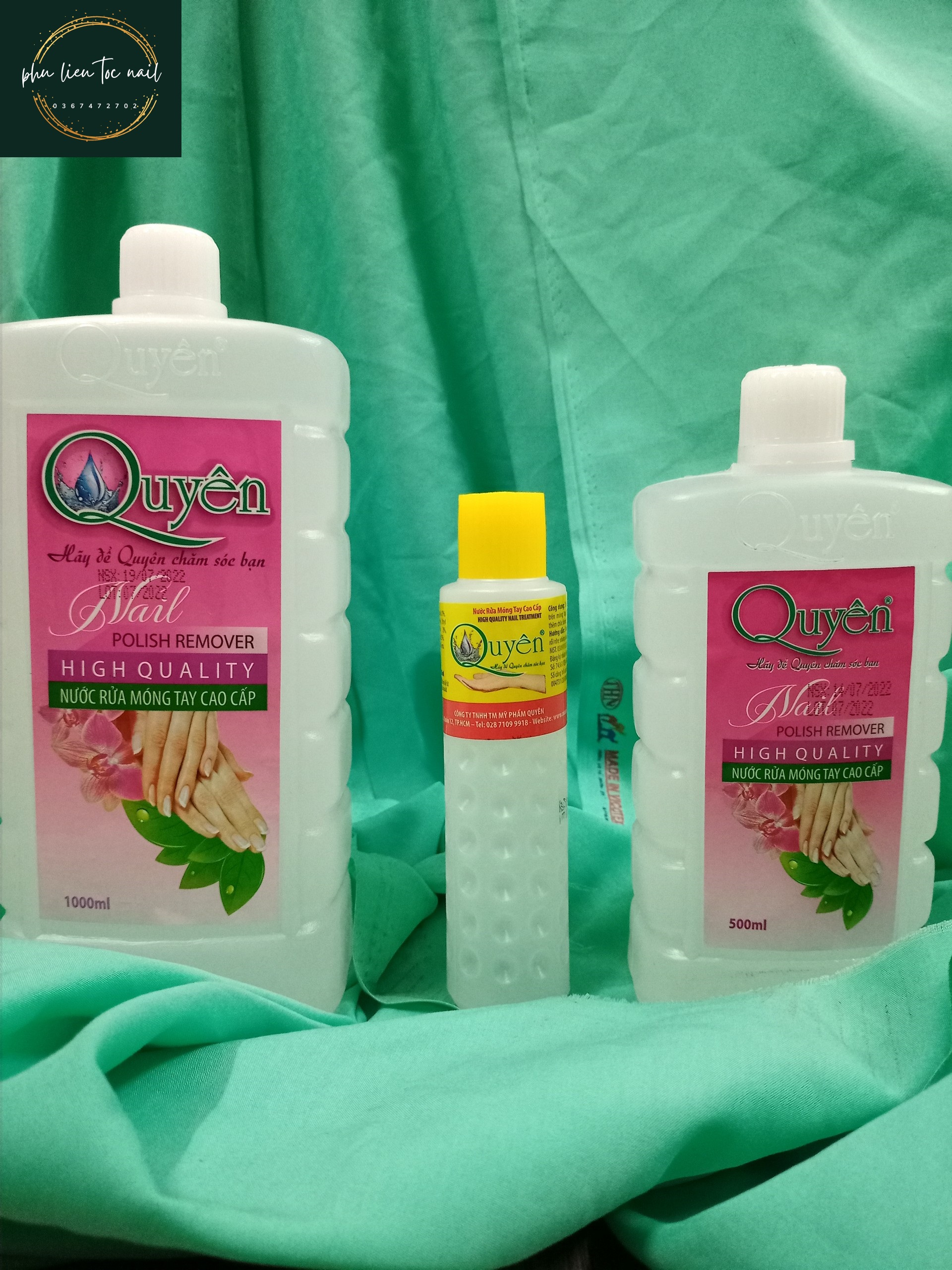 Nước rửa móng Quyên chai vuông - Trường Thọ, TĐ