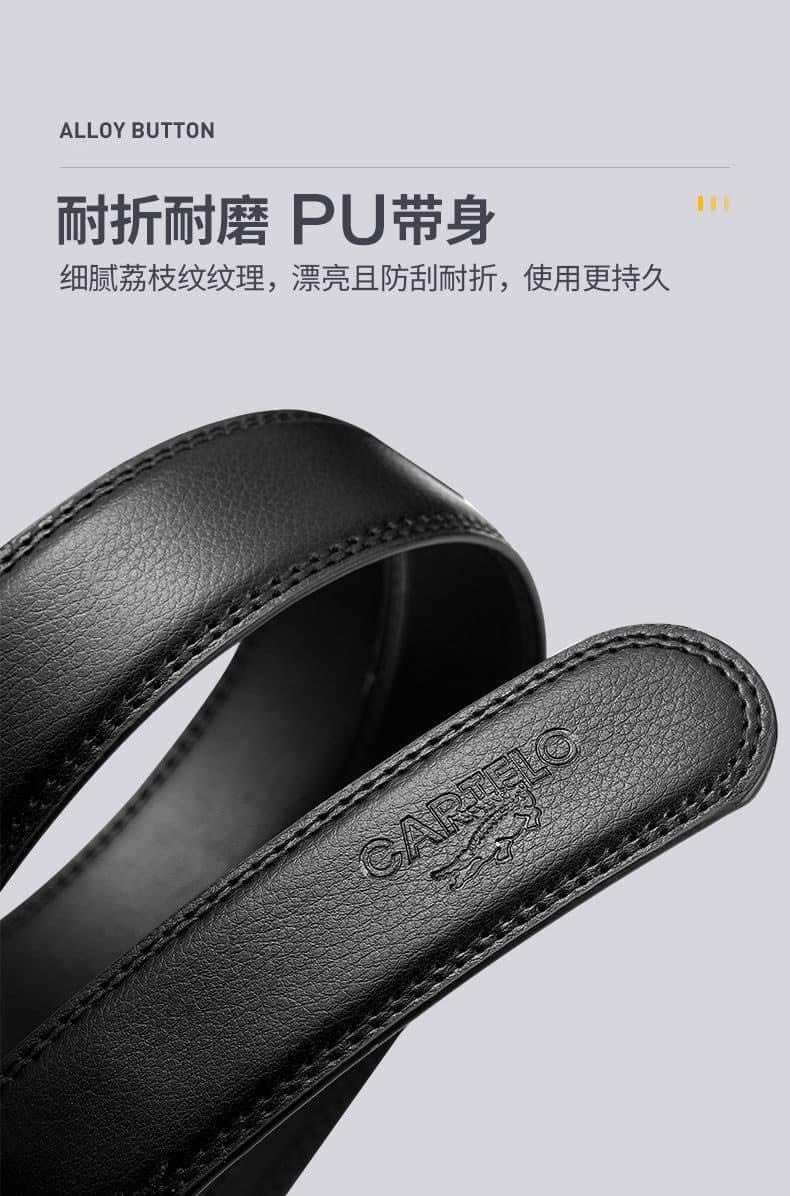 [AuthTuon] Thắt Lưng Nam Thắt Lưng Da Bò Thật Hai Lớp Dây Nịt Nam Thời Trang Màu Đen Sang Trọng FullBox