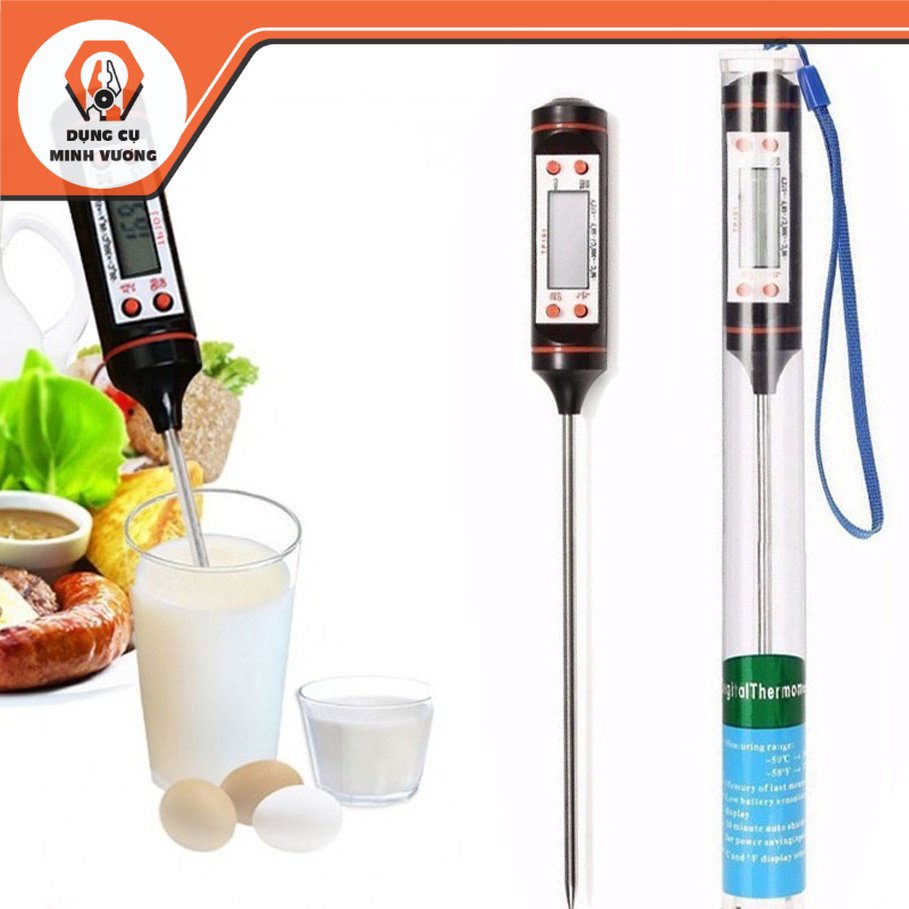 Nhiệt kế chất lỏng đo nhiệt độ nước, sữa