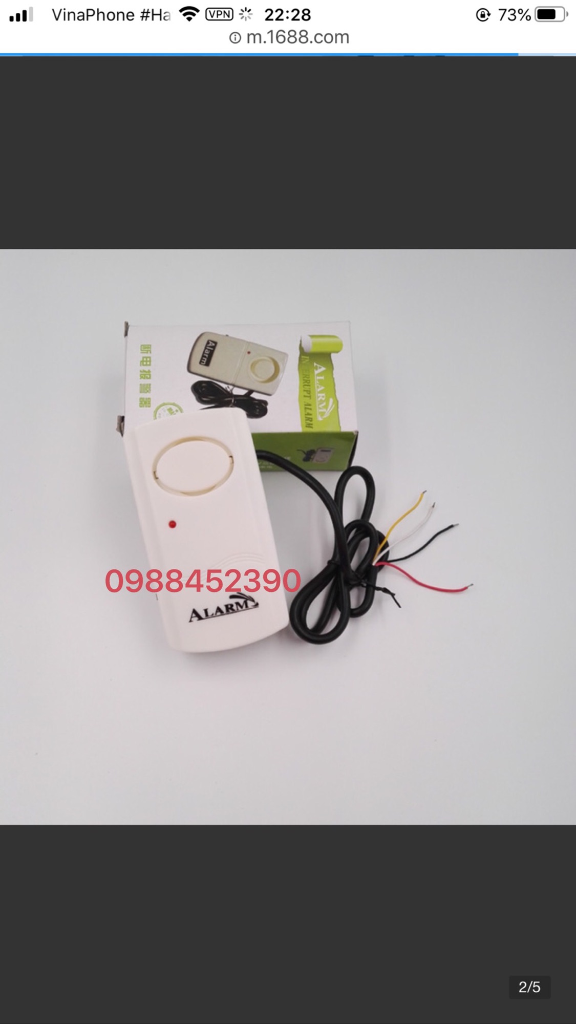 Chuông báo động mất điện 3 pha