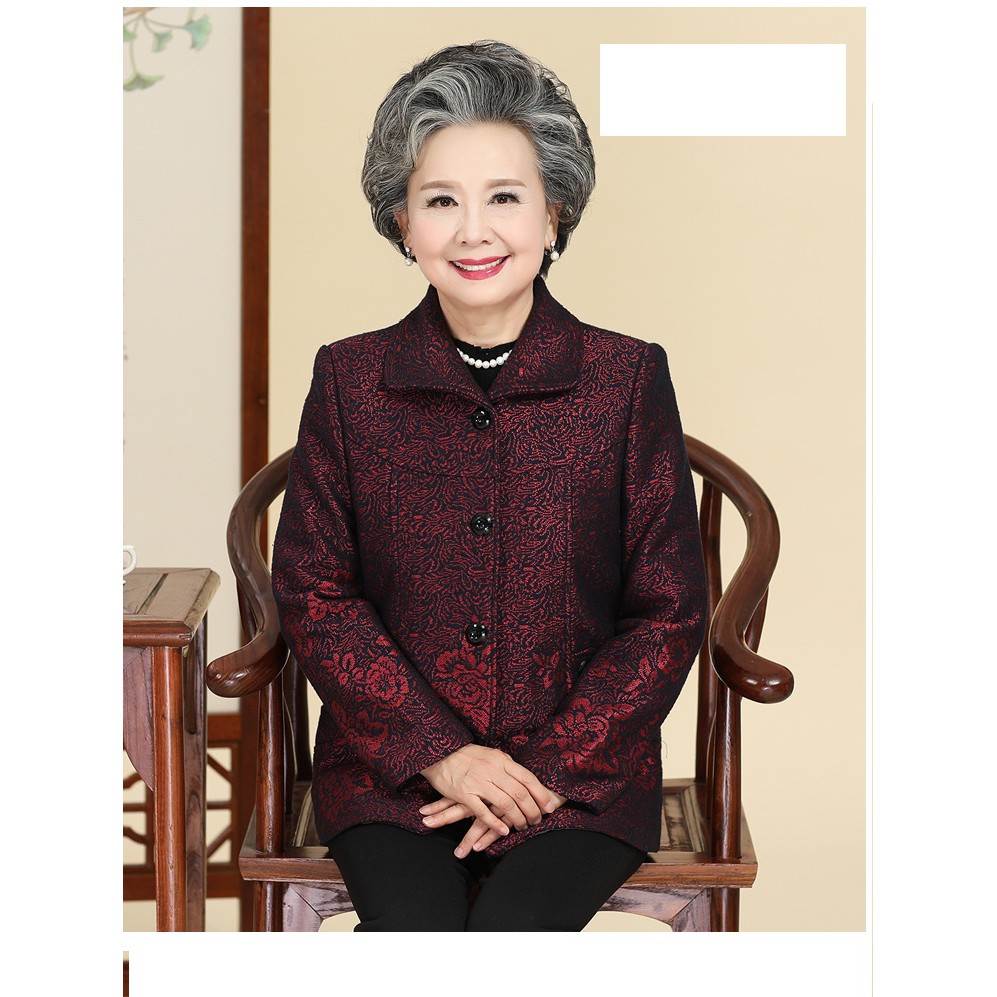 áo khoác cho người già ( da hoa ba) 🎉🎉