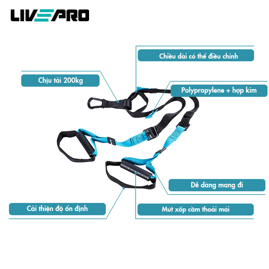 Dây RTX Livepro Chính Hãng CROSS SUSPENSION TRAINER