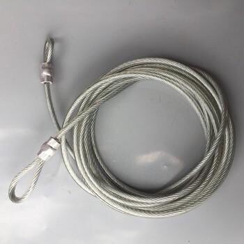 Dây cáp khoá xe bọc nhựa phi 10mm
