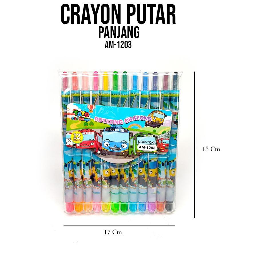 Rotating Crayons 12 colors