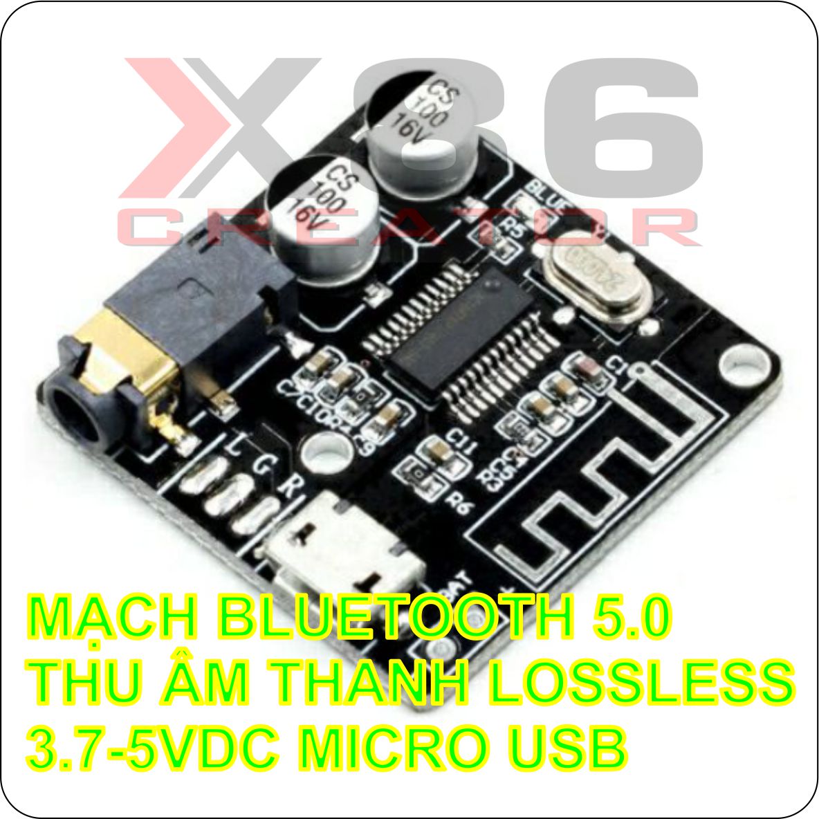 MẠCH THU ÂM THANH BLUETOOTH 5.0 X86