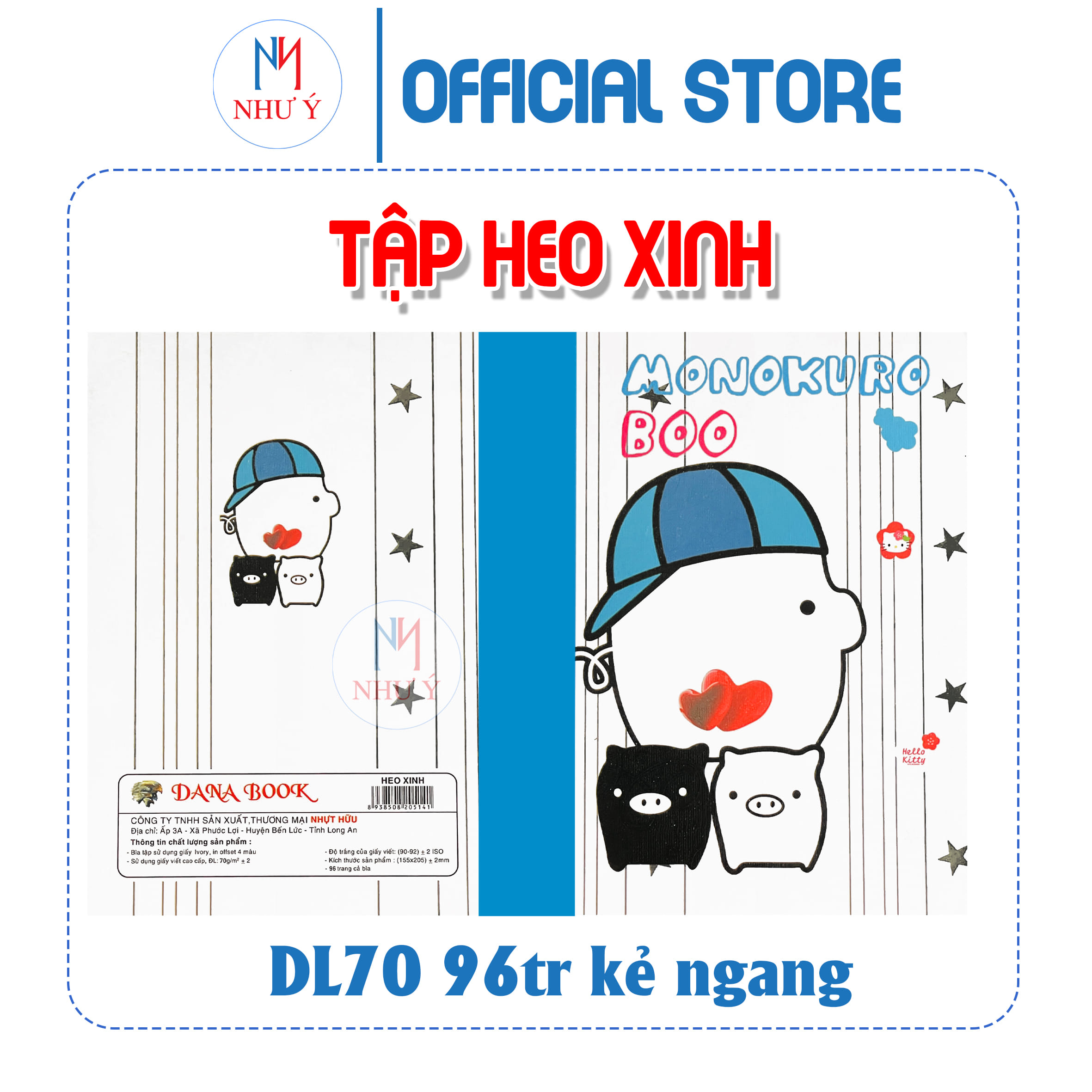 Tập Học Sinh 96 trang ABC DL 80 (4 ô ly - 5 ô ly)