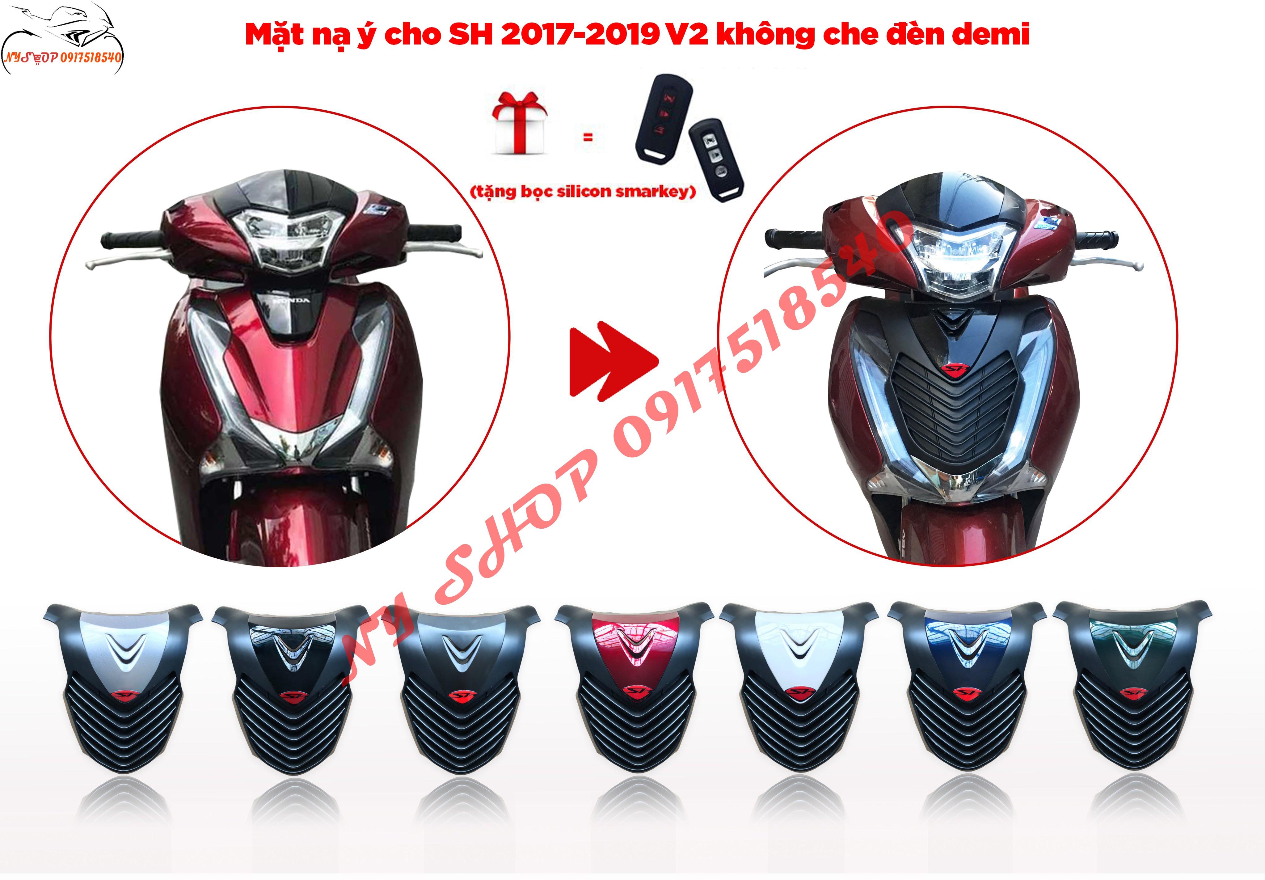MẶT NẠ SH 2017 / 2018 / 2019 KIỂU SH Ý KO CHE XI NHAN ( TẶNG KÈM BỌC SMARTKEY)