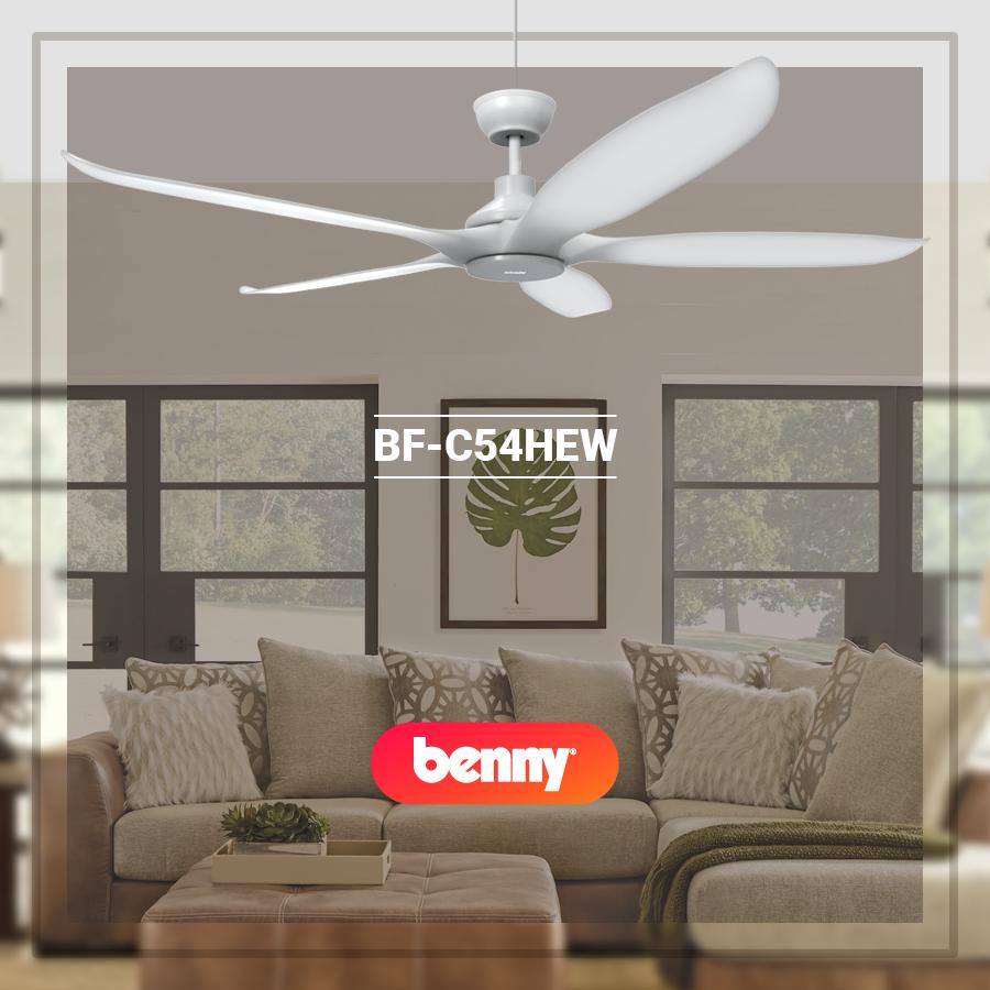 [Trả góp 0%]Quạt trần Benny BF-C54HE (Hàng chính hãng)