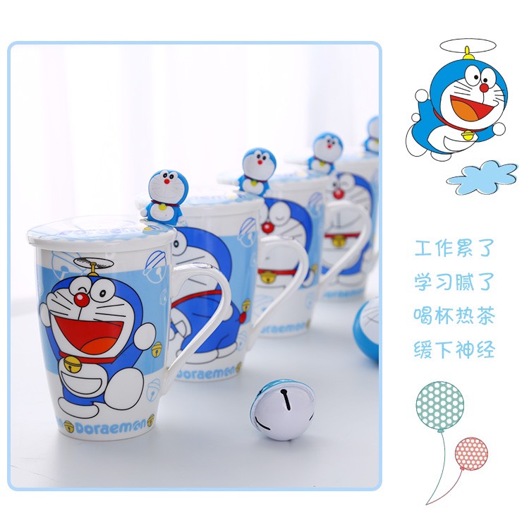 Cốc Ly sứ Hình DORAEMON dễ thương