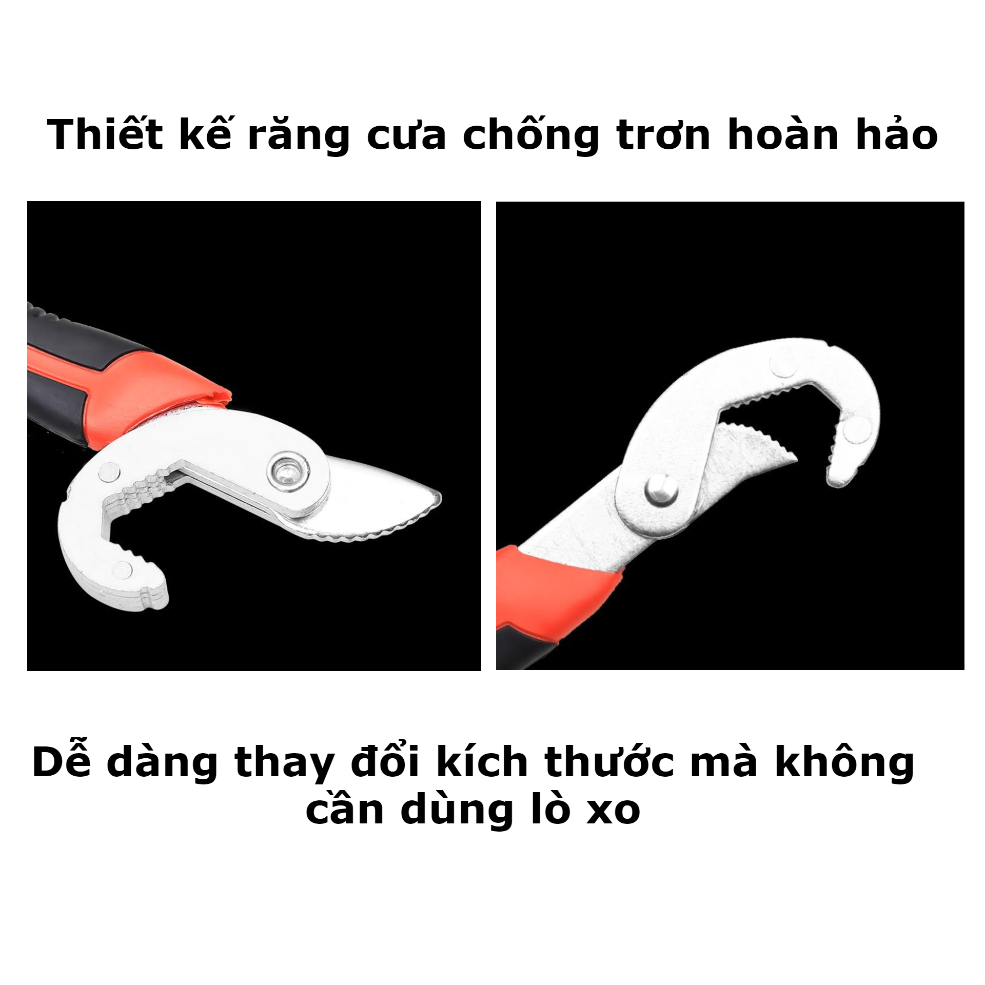 Bộ 2 cờ lê mỏ lết đa năng mở rộng 6-32mm (bị rỉ như ảnh cuối)