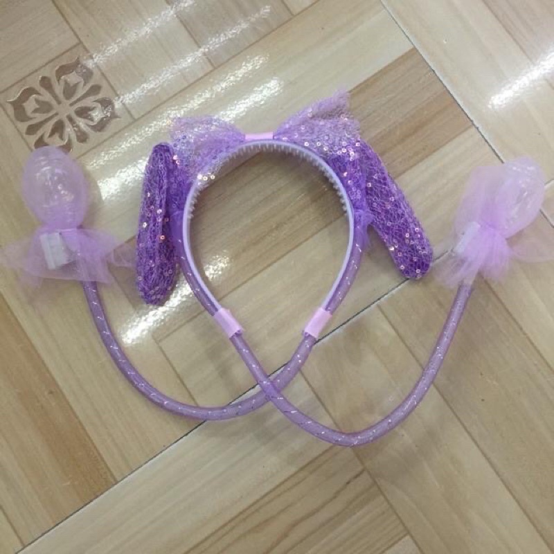 Bờm tai thỏ phát sáng (có tay bóp)-Đồ chơi trung thu cho bé