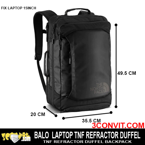 Balo đa năng TNF Refractor Duffel Black