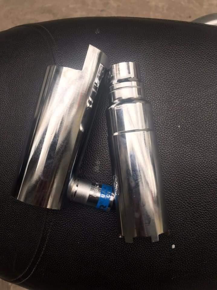 Bộ tuýp lồng mở cổ xe yamaha CNC